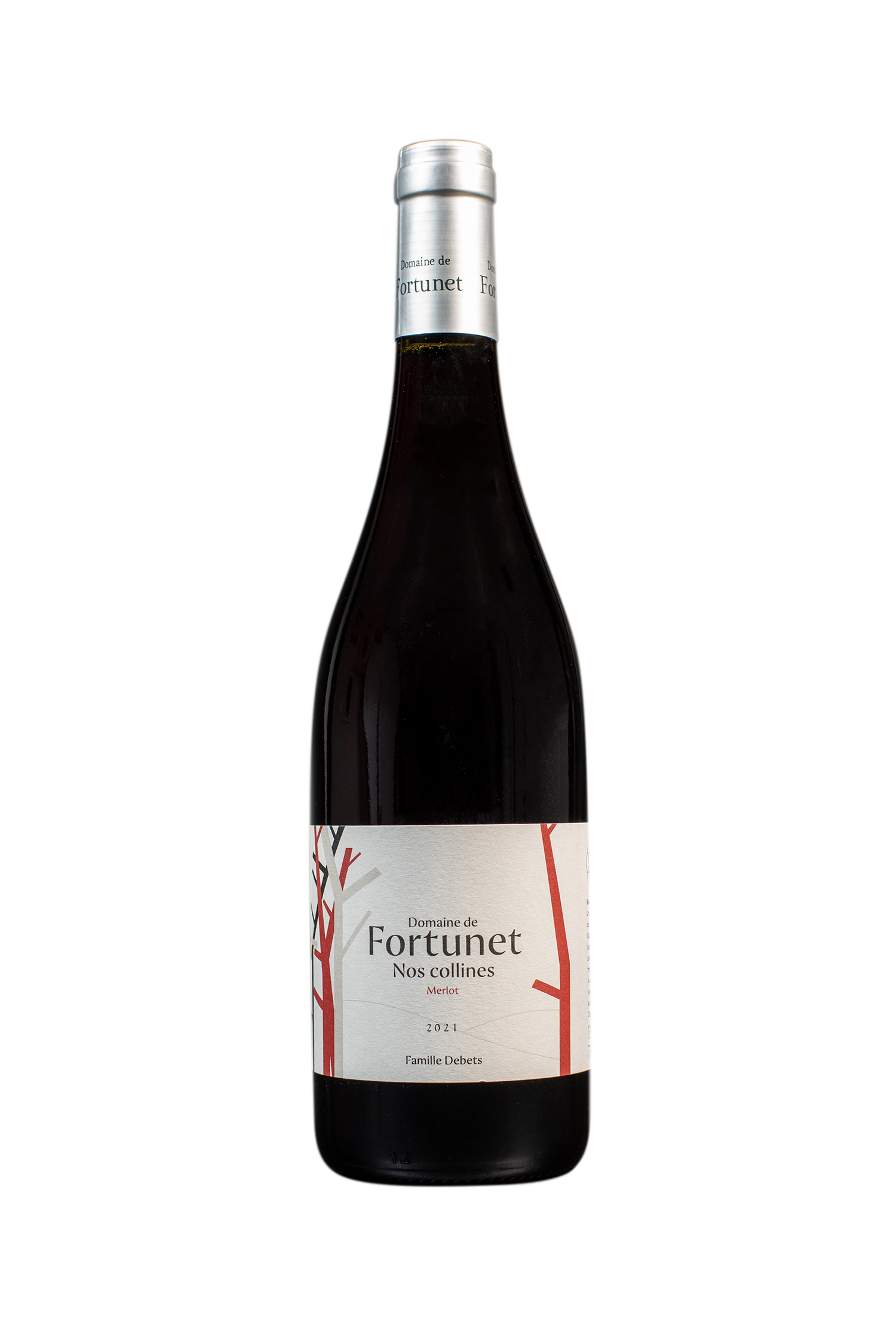 Bouteille vin rouge Merlot